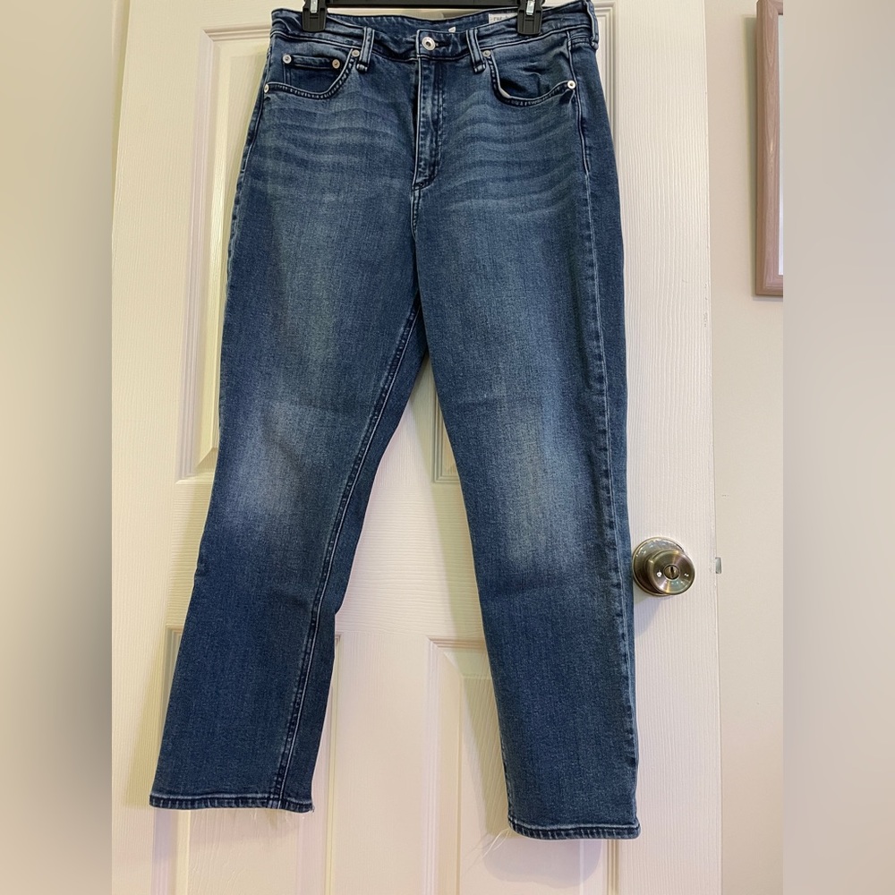 rag & bone Nina High-rise Ankle Cigarette Jean 31
